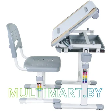 Стол-парта + стул Fun Desk Bambino Grey